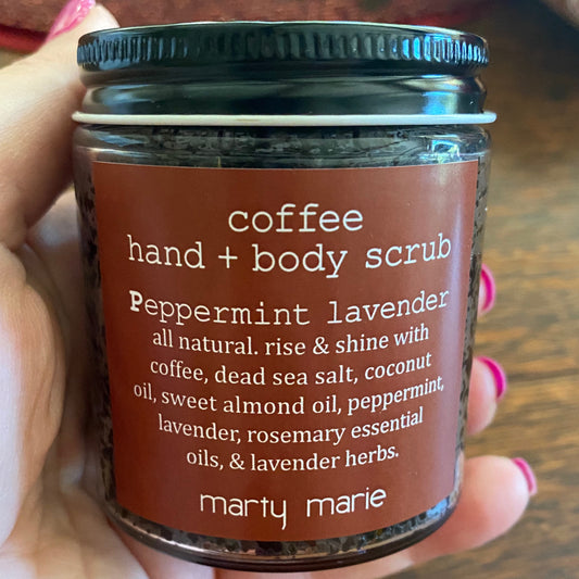 coffee hand + body scrub